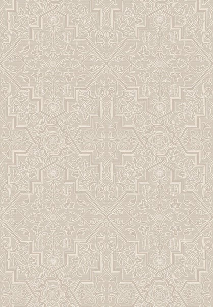 Borastapeter Tapete Blumenmuster Sandbeige - 53 cm x 10.05 m - 660041