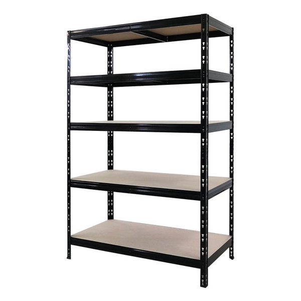 PROREGAL Mega Deal | 5X Schwerlastregal Tiger | HxBxT 180x120x60cm | Fachlast 265kg | Schwarz