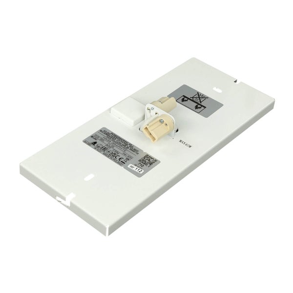 Leuchtenelement mit Fassung und Warnhinweis