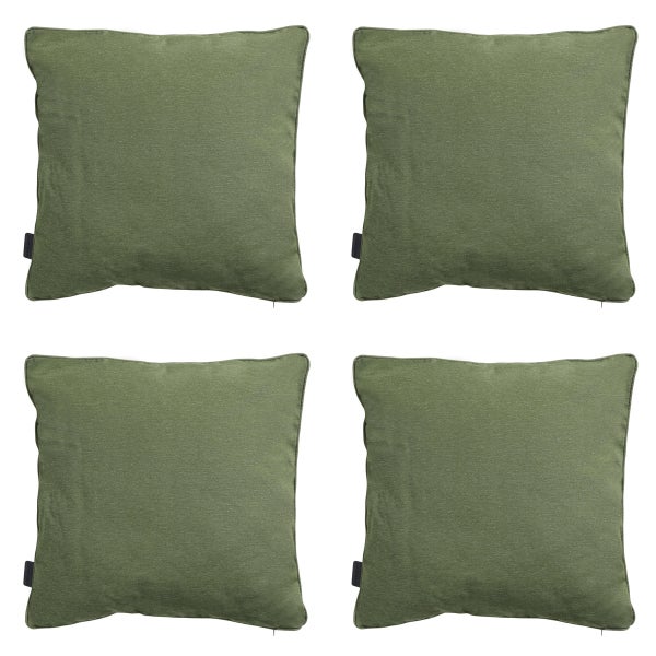 Dekokissen Panama grün - Ca. 45x45 cm - 4er-Set