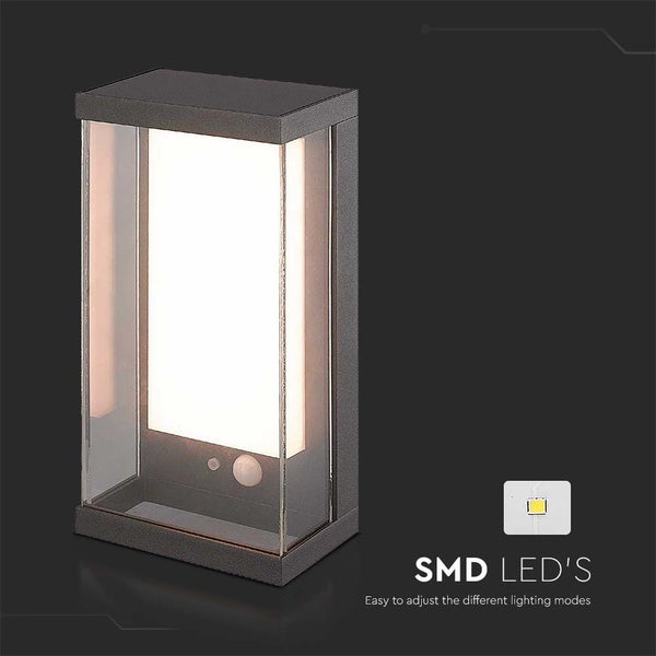Moderne Außenleuchte mit SMD-LEDs zur Anpassung verschiedener Lichtmodi