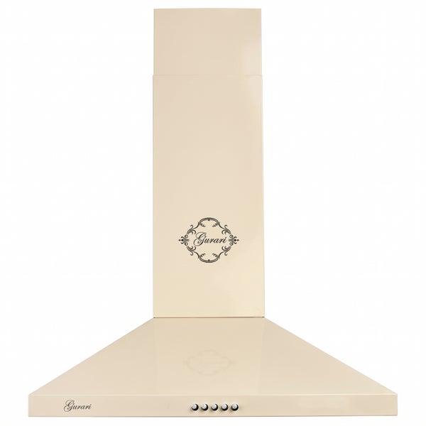 Wandhaube Gurari im Retrodesign mit Kamin