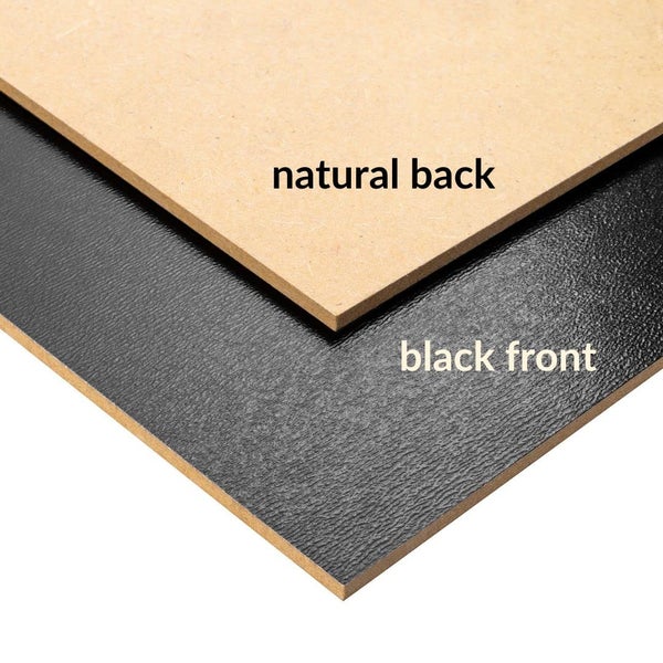 Creative Deco 10xSchwarze A3 MDF Platten 420x300x3 mm