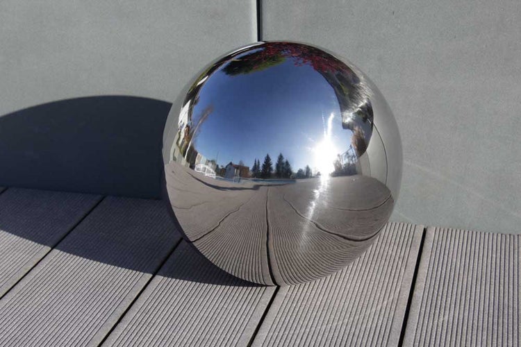 Edelstahlkugel Gartenkugel Dekokugel SferaInox 38cm glossy 10801