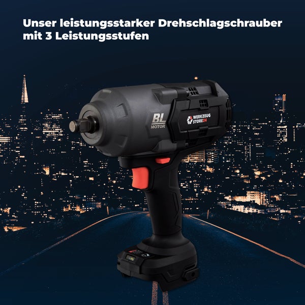 Akku-Drehschlagschrauber mit drei Leistungsstufen