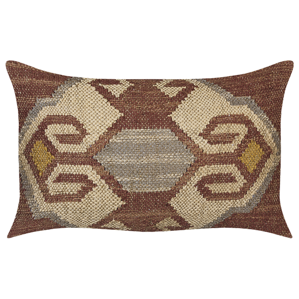 Dekokissen 2er Set URPAD Jute 30 x 50 cm Bunt Orientalisches Muster