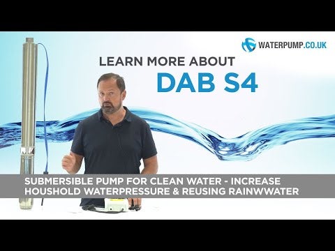 DAB S4 4/14 M KIT Brunnenpumpe - 5.400 L/Std. - 1700W - Förderhöhe 96 m - Rostfreier Stahl - Tiefbrunnenpumpe - Tiefwasserpumpe