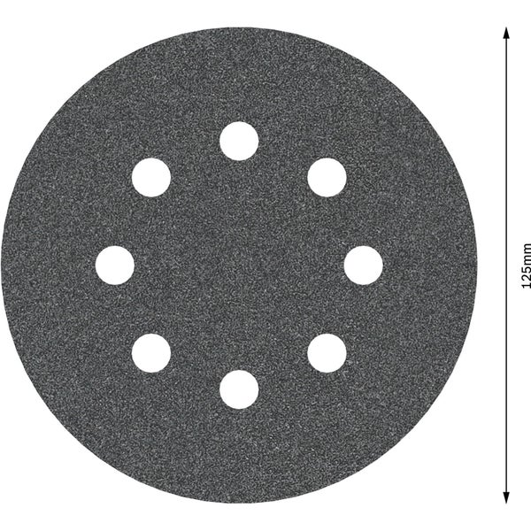 Schleifpapier 125 mm mit Löchern