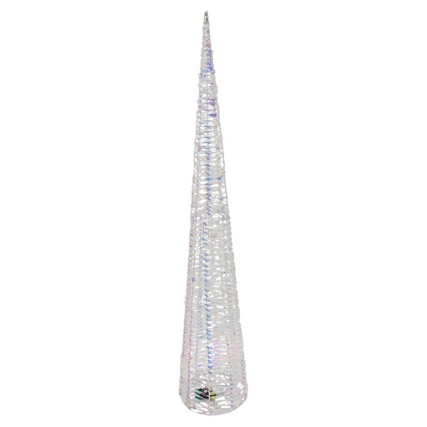 FRANK FLECHTWAREN | LED-Lichterkegel Rainbow, groß, H: 150 cm, METALL, KUNSTSTOFF