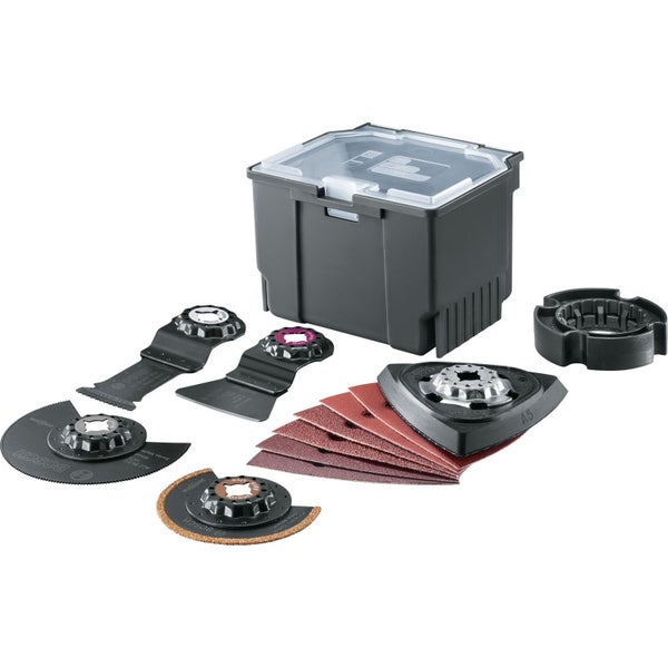 Bosch Oszillierwerkzeug Zubehör Set mit Aufbewahrungsbox