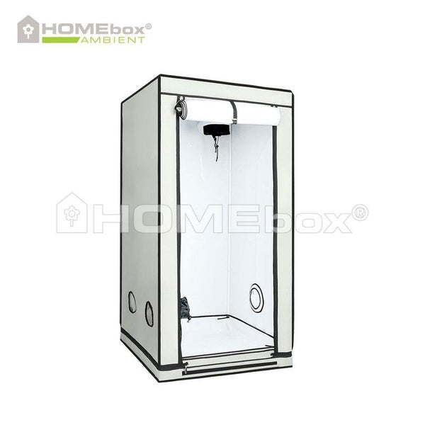Premium Homebox Ambient Q80+ Growbox – 80x80x180 cm, Lichtdichtes Zelt mit hochwertiger Reflektionsbeschichtung & robustem Stecksystem für optimale Indoor Pflanzenzucht