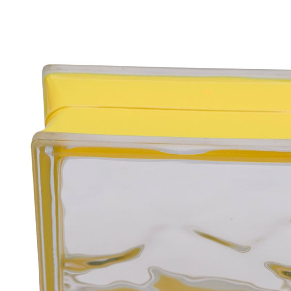 Detailansicht eines Glasbausteins