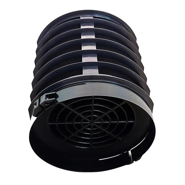 Schwarzer Zuluftfilter für Lüftungsanlagen