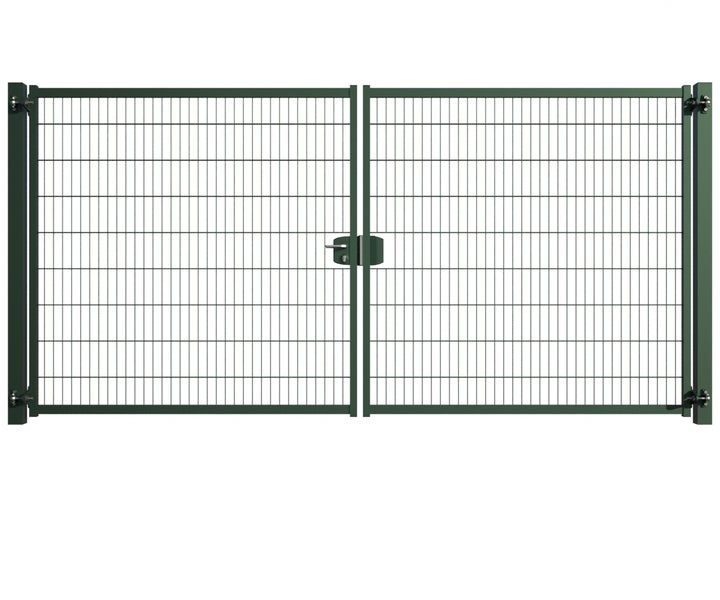 Doppelflügeltor aus Drahtgitter für Gartenzäune
