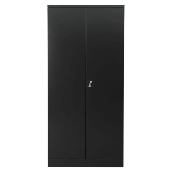 PROREGAL Stahlschrank Bee 9 Fachböden HxBxT 195 x 92 x 42 cm Pulverbeschichtetes Fachbodenmaterial Anthrazit & Anthrazit