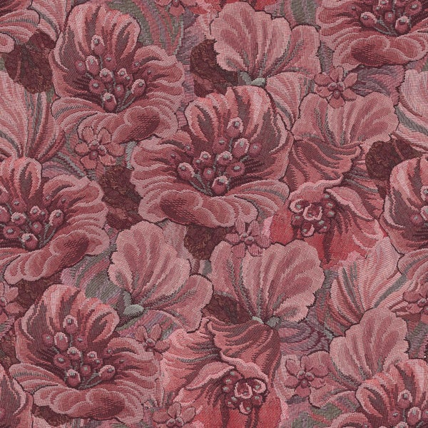 Textilgewebe mit großem Blumenmuster