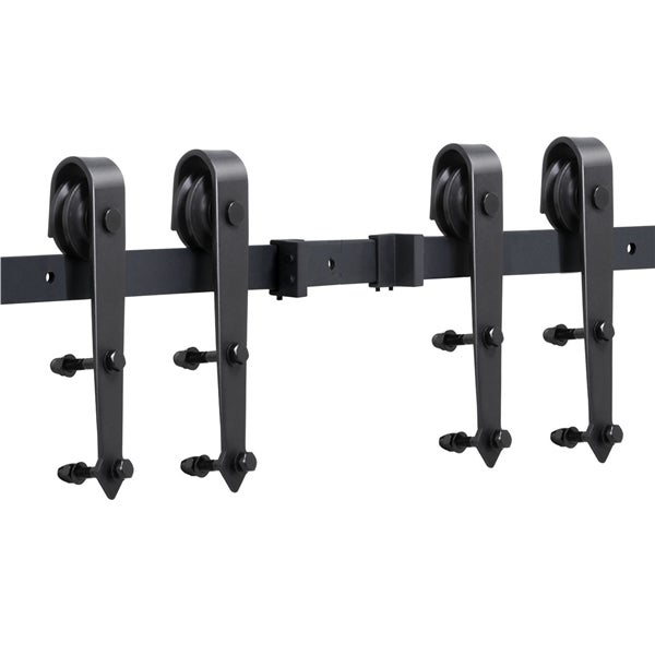 Schiebetürbeschlag-Set mit vier Rollen