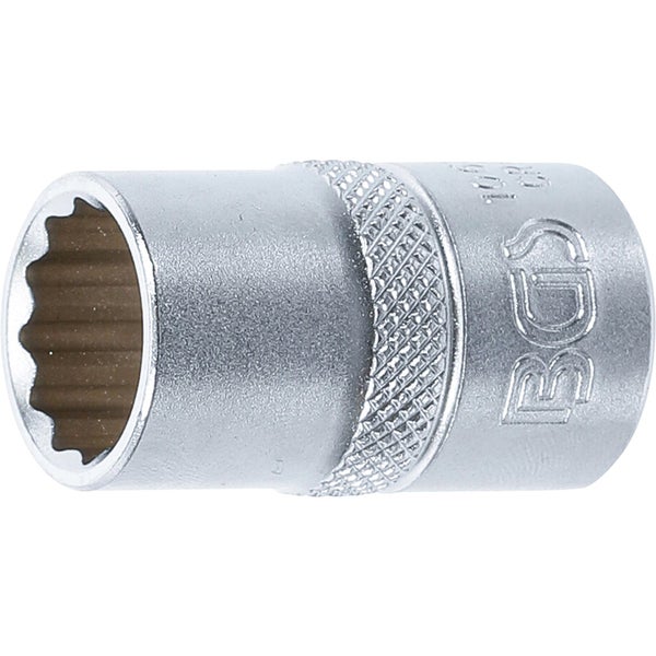BGS Steckschlüssel-Einsatz Zwölfkant Antrieb Innenvierkant 12,5 mm (1/2) SW 15 mm - 10635