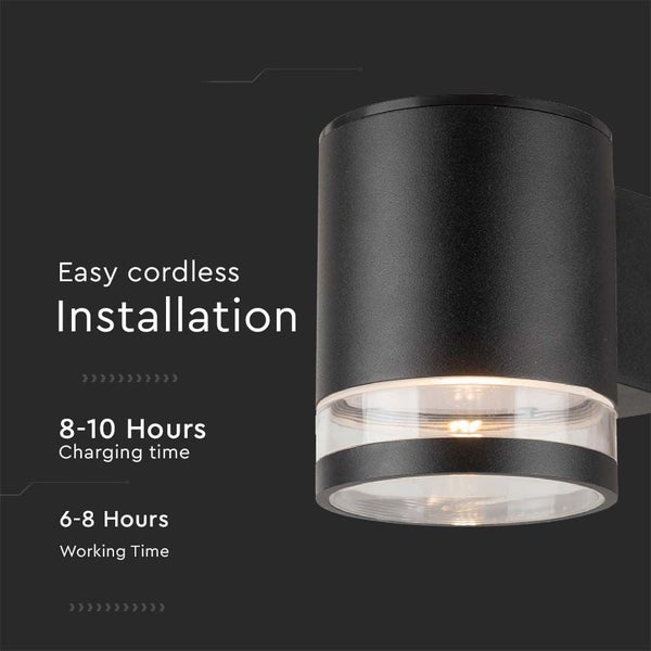 Kabellose Außenwandleuchte für einfache Installation