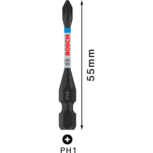 Bosch PRO Phillips Impact Bit PH1 55 mm 2-tlg. - 2608522519