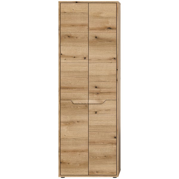 Zeno Hochschrank Bad 2 Türen Eiche Dekor. 64 X 32 X 189 cm