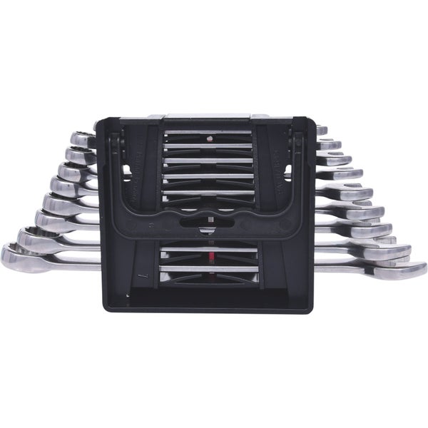 KS TOOLS EDELSTAHL Ringmaulschlüssel-Satz abgewinkelt 9tlg. - 964.0135