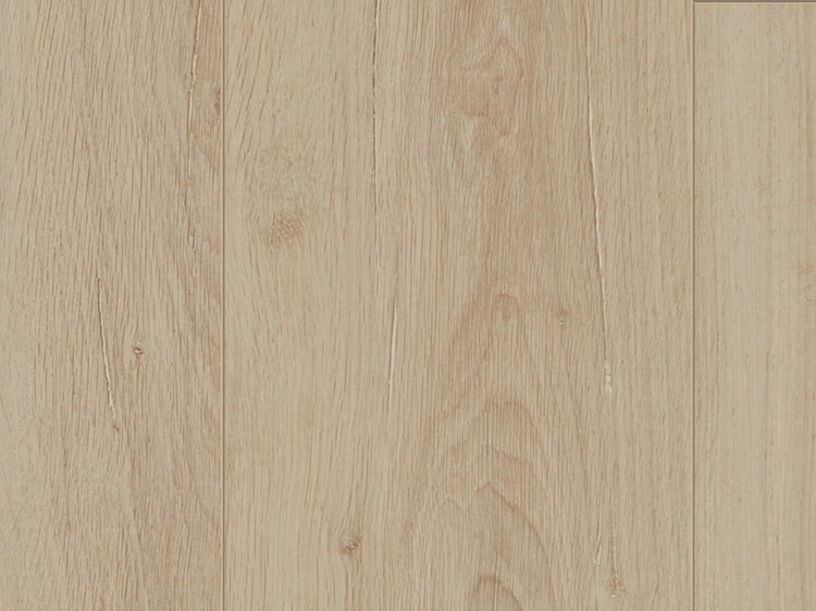 Laminatboden mit Eichenholzoptik und fühlbarer Holzstruktur
