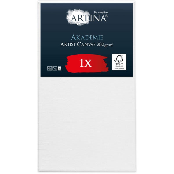 Artina Akademie Künstler Leinwand, 280 Gramm pro Quadratmeter