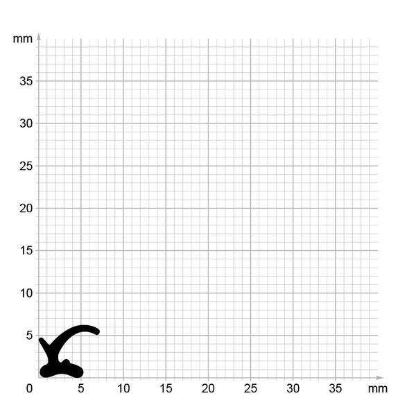 DIWARO. | Lippendichtung LP023 | schwarz | 5 Meter