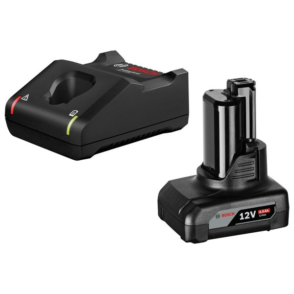 Bosch 12 Volt 4.0 Ah Akku mit Ladegerät