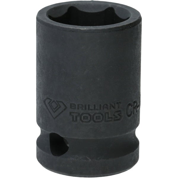 BRILLIANT TOOLS 1/2 Kraft-Stecknuss Sechskant 17 mm kurz - BT022639