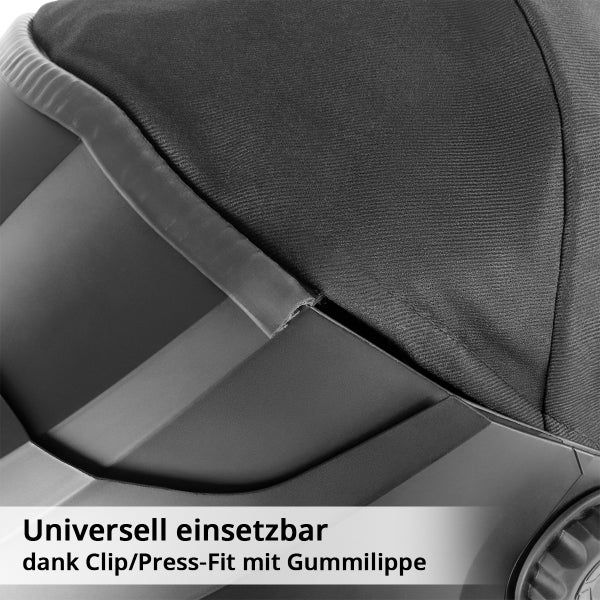 STAHLWERK Universal-UV-Nackenschutz für Schweißhelm MASTER  Kopf- und Nackenschutz mit Clip/Press-Fit