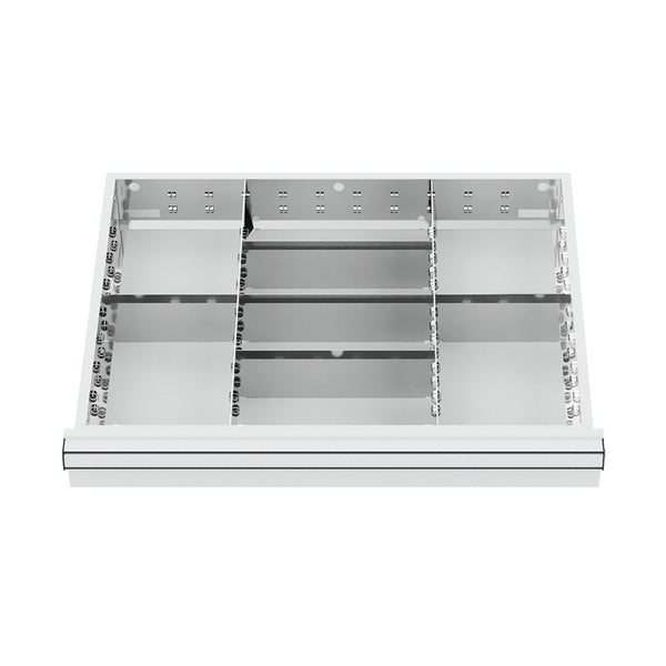 WS24 Schubladeneinteilung Metalleinteilung BLH 150/175 mm Innenmaß 600 x 450 mm - WS24-100250