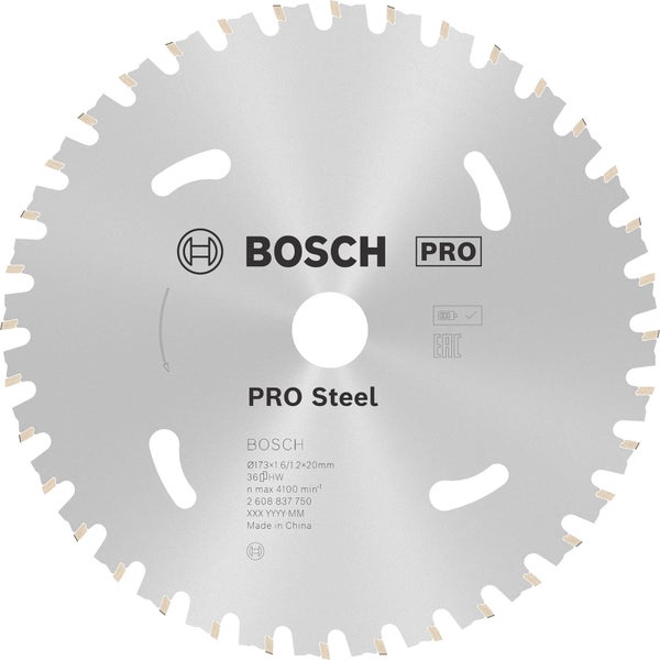 Bosch PRO Steel cordless Blatt für Kreissägen 173 x 1,6 x 20 mm - 2608837750