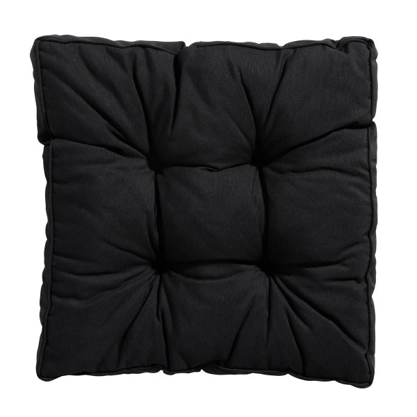 Sitzkissen Florance Panama schwarz - Ca. 47x47 cm - 4er-Set