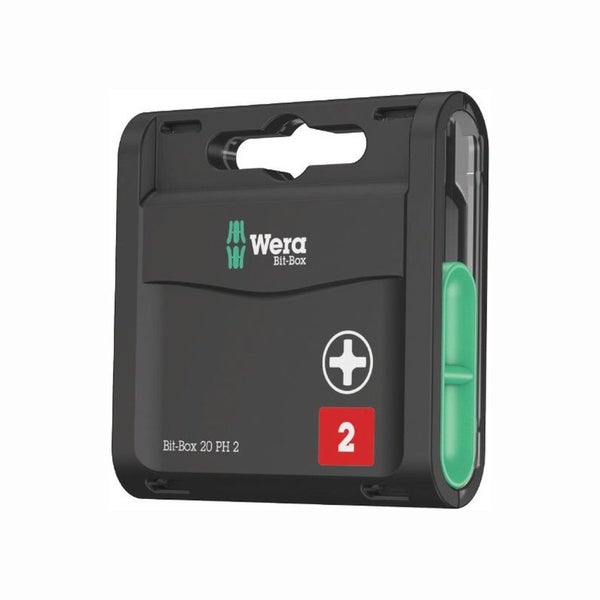 Wera Bitgroßpackung (20 Stk.) 1/4″ PZD 2 Länge 25 mm - 5057760001