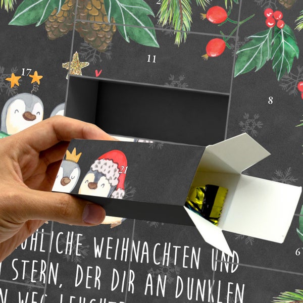 Mr. & Mrs. Panda Befüllbarer Adventskalender Winterzeit Heilige drei Könige - Schwarz