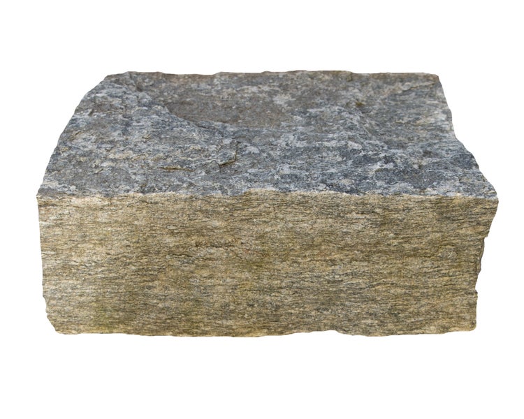 Wohnrausch Natursteine Mauersteine LUSERNA GNEIS, spaltrau, grau, beige, gelb, L 20-30, B 18-25, H 12-15 cm, 1 qm