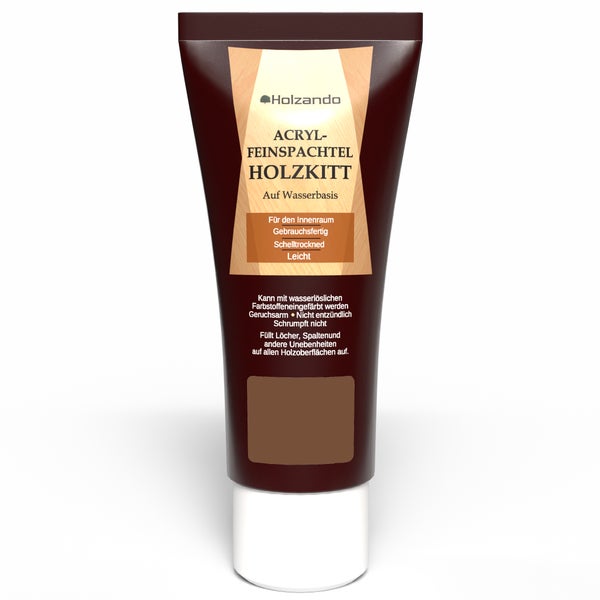 Holzando Acryl Feinspachtel Holzkitt Tube für den Innenbereich