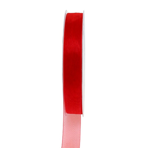 Rolle rotes Organzaband