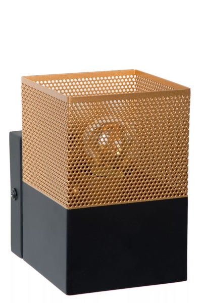 Wandleuchte aus Metall mit Lochmuster