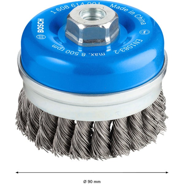 Drahtbürste von Bosch, Durchmesser 90 mm