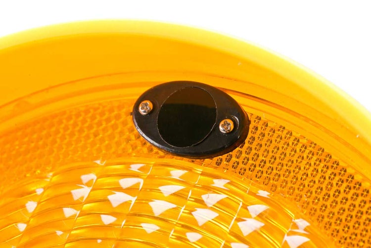 CONY Warnleuchte für Leitkegel LED Blinkleuchte gelb / ohne Batterie