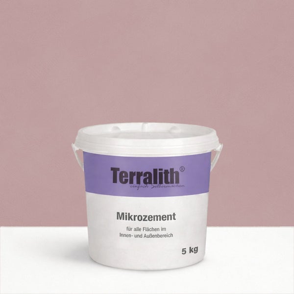 Terralith Mikrozement für den Innen- und Aussenbereich, 5 Kilogramm