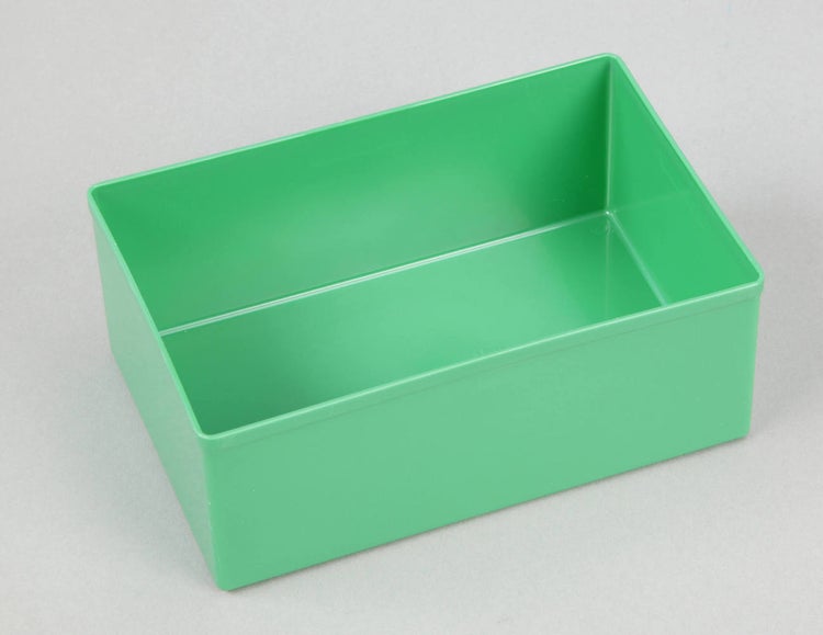 PROREGAL SparSet 5 x Sortimentskasten EuroPlus Insert HxBxT 6,3 x 10,8 x 16,2 cm Grün