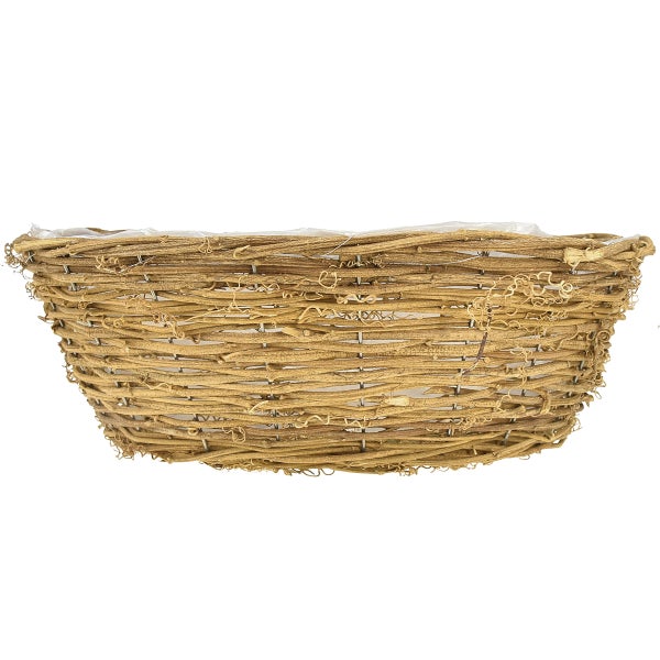 Korb aus Weide mit Folie