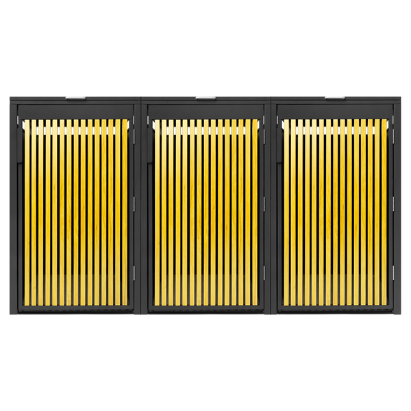 Mülltonnenbox für drei Mülltonnen