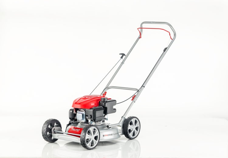 AL-KO Benzinrasenmäher Silver 468 P-A BIO mit 2-in-1 Funktion zum Mähen und Mulchen