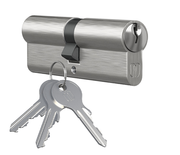 Doppelzylinder mit drei Schlüsseln