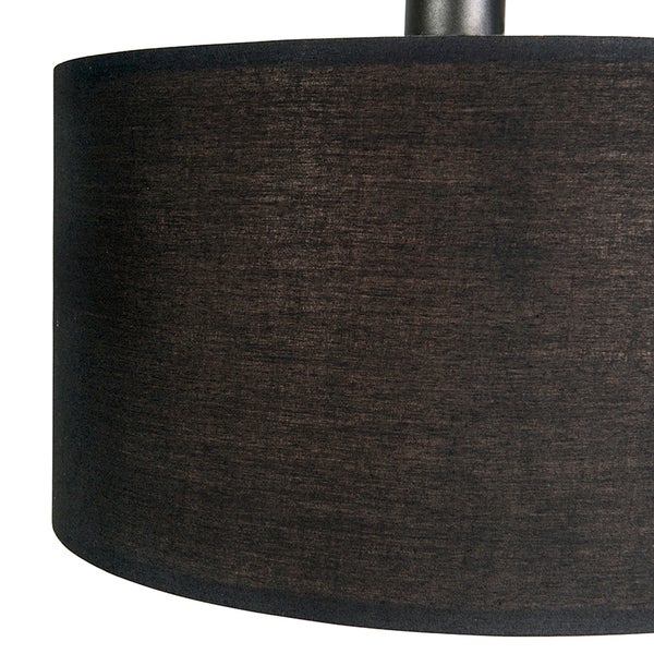 Nahaufnahme eines Lampenschirms aus Stoff